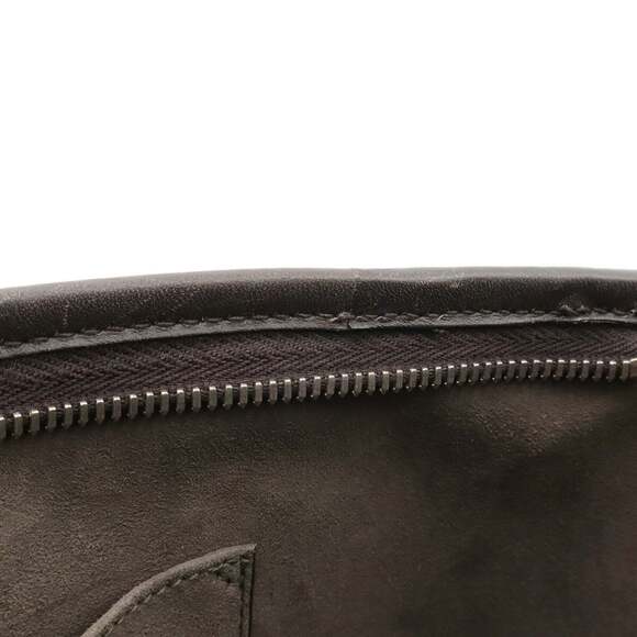 GUCCI Authentic Brown Leather Shoulder Bag